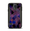 The Dark Purple Highlighted Tile Pattern Samsung Galaxy S5 Otterbox Commuter Case Skin Set