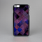 The Dark Purple Highlighted Tile Pattern Skin-Sert Case for the Apple iPhone 6 Plus