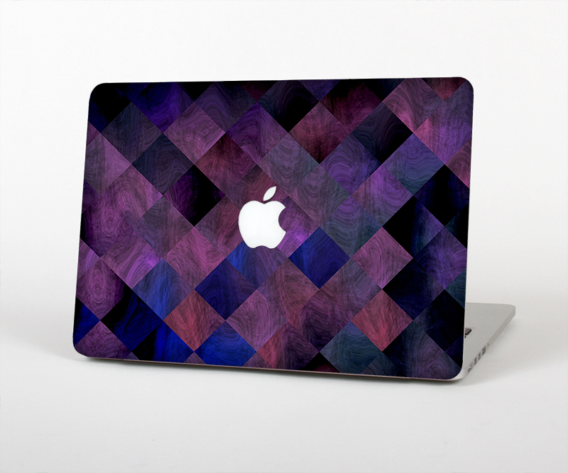 The Dark Purple Highlighted Tile Pattern Skin for the Apple MacBook Pro 13"  (A1278)