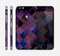 The Dark Purple Highlighted Tile Pattern Skin for the Apple iPhone 6