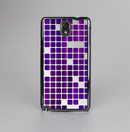 The Dark Purple Squares Pattern Skin-Sert Case for the Samsung Galaxy Note 3