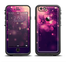 The Dark Purple with Desending Lightdrops Apple iPhone 6/6s LifeProof Fre Case Skin Set
