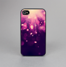 The Dark Purple with Desending Lightdrops Skin-Sert for the Apple iPhone 4-4s Skin-Sert Case