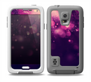 The Dark Purple with Desending Lightdrops Skin for the Samsung Galaxy S5 frē LifeProof Case