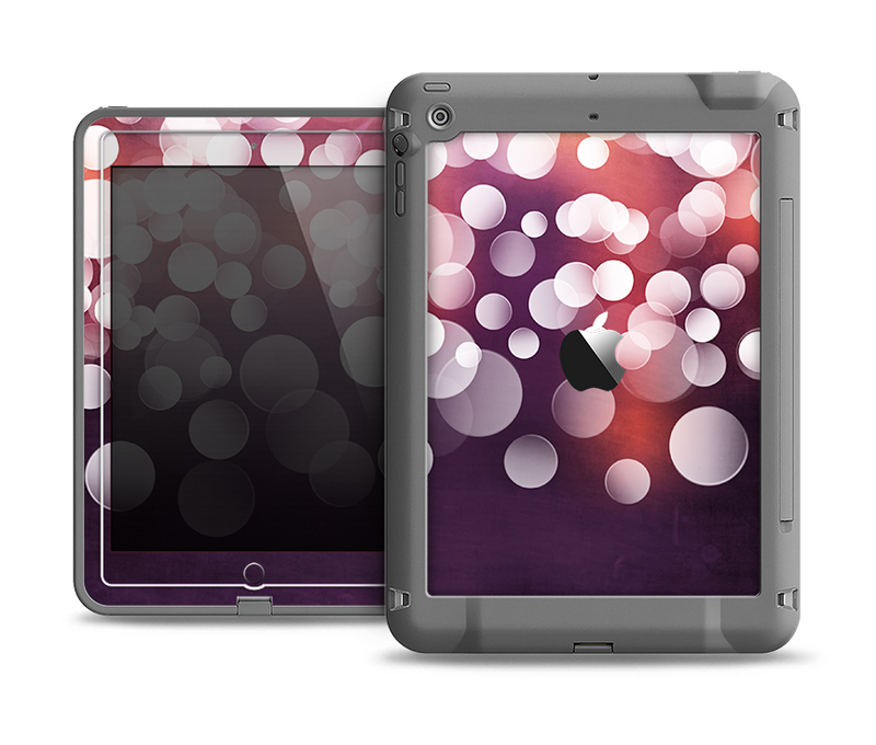 The Dark Purple with Glistening Unfocused Light Apple iPad Air LifeProof Fre Case Skin Set