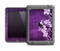 The Dark Purple with Sketched Floral Pattern Apple iPad Air LifeProof Fre Case Skin Set