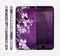 The Dark Purple with Sketched Floral Pattern Skin for the Apple iPhone 6