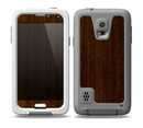 The Dark Quartered Wood Skin for the Samsung Galaxy S5 frē LifeProof Case