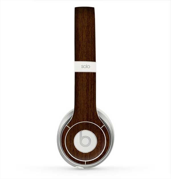 The Dark Quartered Wood Skin for the Beats by Dre Solo 2 Headphones
