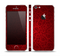The Dark Red Spiral Pattern V23 Skin Set for the Apple iPhone 5