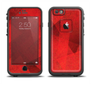 The Dark Red with Translucent Shapes Apple iPhone 6/6s Plus LifeProof Fre Case Skin Set