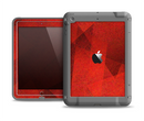The Dark Red with Translucent Shapes Apple iPad Air LifeProof Fre Case Skin Set