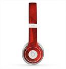 The Dark Red with Translucent Shapes Skin for the Beats by Dre Solo 2 Headphones