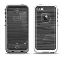 The Dark Slate Wood Apple iPhone 5-5s LifeProof Fre Case Skin Set