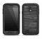 The Dark Slate Wood Samsung Galaxy S4 LifeProof Nuud Case Skin Set