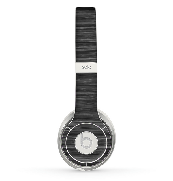 The Dark Slate Wood Skin for the Beats by Dre Solo 2 Headphones