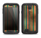 The Dark Smudged Vertical Stripes Samsung Galaxy S4 LifeProof Fre Case Skin Set
