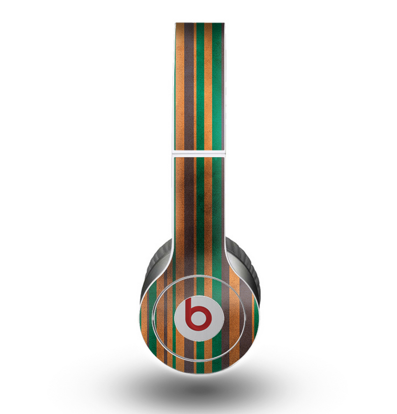 The Dark Smudged Vertical Stripes Skin for the Beats by Dre Original Solo-Solo HD Headphones