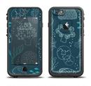 The Dark Teal Sea Creature Icons Apple iPhone 6/6s LifeProof Fre Case Skin Set