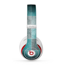 The Dark Teal Tiled Pattern V2 Skin for the Beats by Dre Studio (2013+ Version) Headphones