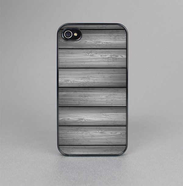 The Dark Vector Horizontal Wood Planks Skin-Sert for the Apple iPhone 4-4s Skin-Sert Case
