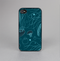 The Dark Vector Teal Jelly Fish Skin-Sert for the Apple iPhone 4-4s Skin-Sert Case