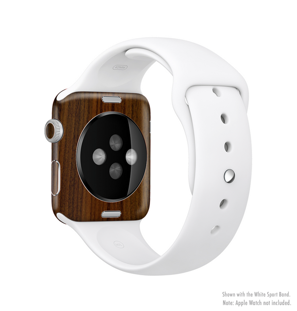The Dark Walnut Wood Full-Body Skin Kit for the Apple Watch