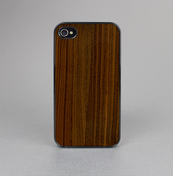 The Dark Walnut Wood Skin-Sert for the Apple iPhone 4-4s Skin-Sert Case