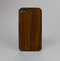 The Dark Walnut Wood Skin-Sert for the Apple iPhone 4-4s Skin-Sert Case