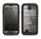 The Dark Washed Wood Planks Samsung Galaxy S4 LifeProof Nuud Case Skin Set