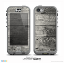 The Dark Washed Wood Planks Skin for the iPhone 5c nüüd LifeProof Case