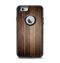 The Dark Wood Texture V5 Apple iPhone 6 Otterbox Defender Case Skin Set