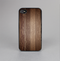 The Dark Wood Texture V5 Skin-Sert for the Apple iPhone 4-4s Skin-Sert Case