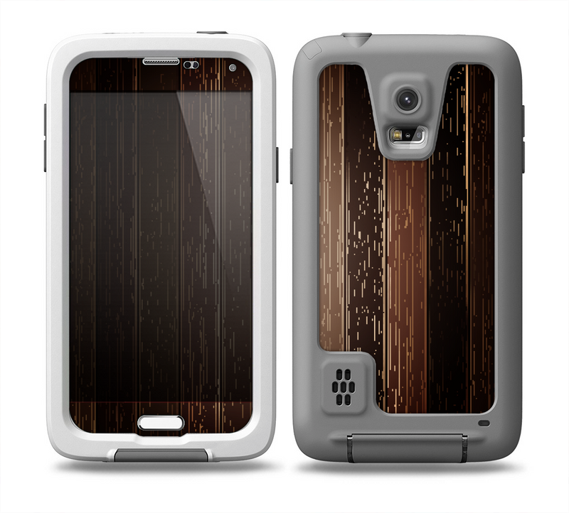 The Dark Wood Texture V5 Skin Samsung Galaxy S5 frē LifeProof Case