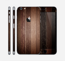 The Dark Wood Texture V5 Skin for the Apple iPhone 6 Plus