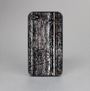 The Dark Wood with Floral Pattern Skin-Sert for the Apple iPhone 4-4s Skin-Sert Case