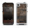 The Dark Wooden Worn Planks Apple iPhone 4-4s LifeProof Fre Case Skin Set
