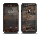 The Dark Wooden Worn Planks Apple iPhone 6/6s LifeProof Fre Case Skin Set