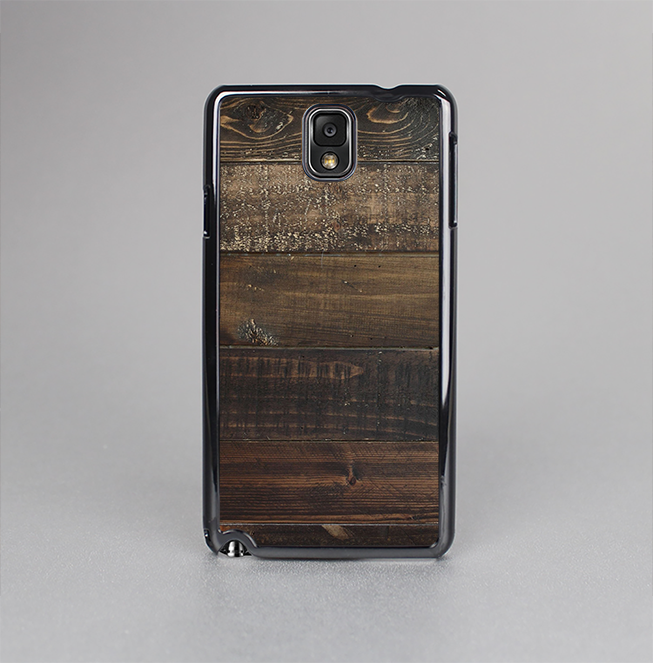 The Dark Wooden Worn Planks Skin-Sert Case for the Samsung Galaxy Note 3