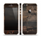 The Dark Wooden Worn Planks Skin Set for the Apple iPhone 5s