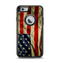 The Dark Wrinkled American Flag Apple iPhone 6 Otterbox Defender Case Skin Set