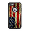 The Dark Wrinkled American Flag Apple iPhone 6 Plus Otterbox Defender Case Skin Set