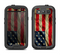 The Dark Wrinkled American Flag Samsung Galaxy S3 LifeProof Fre Case Skin Set