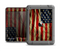 The Dark Wrinkled American Flag Apple iPad Air LifeProof Nuud Case Skin Set
