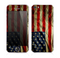 The Dark Wrinkled American Flag Skin for the Apple iPhone 5s