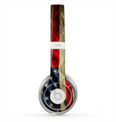 The Dark Wrinkled American Flag Skin for the Beats by Dre Solo 2 Headphones