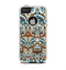 The Decorative Blue & Red Aztec Pattern Apple iPhone 5-5s Otterbox Commuter Case Skin Set