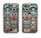 The Decorative Blue & Red Aztec Pattern Apple iPhone 6 Plus LifeProof Nuud Case Skin Set