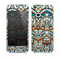 The Decorative Blue & Red Aztec Pattern Skin for the Apple iPhone 5s