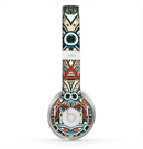 The Decorative Blue & Red Aztec Pattern Skin for the Beats by Dre Solo 2 Headphones
